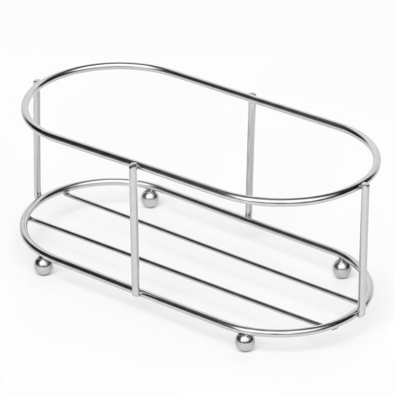 Jolitee Vintage Soap and Hand Lotion Caddy, Farmhouse Soap Dispenser Set (Silver) - Image 1